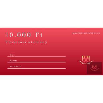 Piros ajándékutalvány 10000Ft